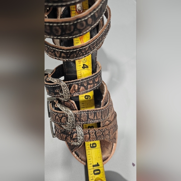 ***$OLD***Free Bird Brooklynn Vintage Croco Sandals Size 7 NIB - Picture 17 of 17